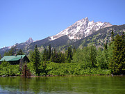 Cabin in the Tetons Photograph by K Bradley Washburn