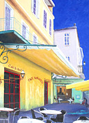 Cafe Van Gogh Painting by Jan Matson