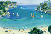 Cala Galdana - Minorca Painting by Anne Durham