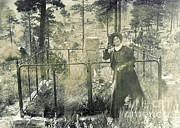 Calamity Jane At Wild Bill Hickoks Photograph by Science Source Calamity Jane At Wild Bill Hickoks Photograph by Science Source