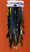 Calm After the Storm Red Mixed Media by Anthony Burks Sr
