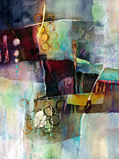 Calm Cascade Painting by Hailey E Herrera