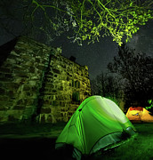 Camping at the Wayah Bald Lookout  Photograph by Tim Stanley