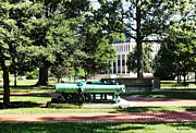 Cannon Near Tecumseh Statue Photograph by Susan Savad