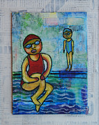 Cannonball Mixed Media by Mary Conner Cannonball Mixed Media by Mary Conner