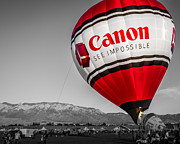 Canon - See Impossible - Hot Air Balloon - Selective Color Photograph by Ron Pate Canon - See Impossible - Hot Air Balloon - Selective Color Photograph by Ron Pate