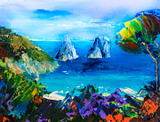 Capri Colors Painting by Elise Palmigiani