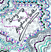 Care Angel Drawing by Carole Brecht