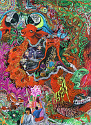 Caspi Shungo Painting by Pablo Amaringo