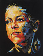 Cecilie Painting by Konni Jensen