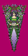 Celtic Forest Fairy - Virtue Digital Art by Celtic Artist Angela Dawn MacKay