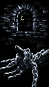 Chains Drawing by Alessandro Della Pietra