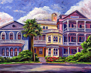 Charleston Houses Painting by Jeff Pittman