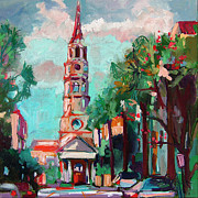 Charleston St Phillips Church Painting by Ginette Callaway