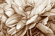 Chelsea's Bouquet 2 - Neutral Digital Art by Lori Taylor