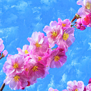Cherry Blossom Pink - Impressions Of Spring Painting by Mark Tisdale