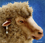 Chic Sheep... Painting by Will Bullas