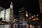 Chicago at Night Photograph by Jackson Pearson