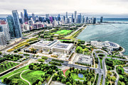 Chicago Museum Campus Painting by Christopher Arndt Chicago Museum Campus Painting by Christopher Arndt