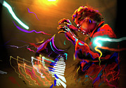 Chick Corea Painting by DC Langer