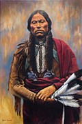 Chief Quanah Painting by Harvie Brown