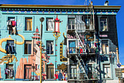 Chinatown Mural on Broadway Photograph by Bonnie Follett