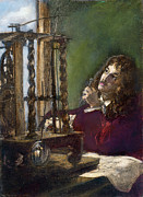 Christian Huygens Drawing by Granger
