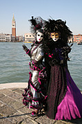 Christine and Gunilla Across St. Mark's  Photograph by Donna Corless