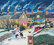 Christmas Post Painting by Lisa Graa Jensen