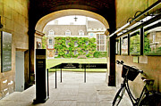 Christ's College closed for exam time. Cambridge. Photograph by Elena Perelman