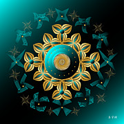 Circularium No 2704 Digital Art by Alan Bennington