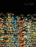 City At Night Digital Art by Phil Perkins