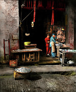 City - California - Fish Alley smells fowl 1886 Photograph by Mike Savad
