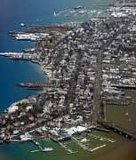 City Island in the Bronx, New York Aerial Photo Photograph by David Oppenheimer