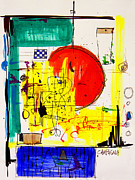 City Park Fire 1 Drawing by Teddy Campagna