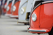 Classic Barndoor Buses in a Long Row Photograph by Richard Kimbrough Classic Barndoor Buses in a Long Row Photograph by Richard Kimbrough