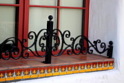 Closeup of Window Decorated with Terracotta Tiles and Wrought Iron Photograph by Colleen Photograph by Colleen Cornelius Closeup of Window Decorated with Terracotta Tiles and Wrought Iron Photograph by Colleen Photograph by Colleen Cornelius