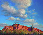 Clouds Over Superstitions Painting by Cheryl Fecht
