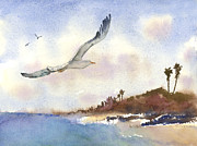 Coastal Flight Painting by Amy Kirkpatrick Coastal Flight Painting by Amy Kirkpatrick