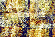 Cobalt and Yellow Abstract Painting by Bonnie Bruno