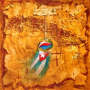 Colgando En Un Hilito Painting by Roger Calle