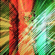 Color Stripes Digital Art by Marko Sabotin