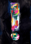 Colorful Exclamation Point- Art by Linda Woods Painting by Linda Woods
