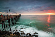 Colorful Sunset at the Oceanside Pier Photograph by Larry Marshall Colorful Sunset at the Oceanside Pier Photograph by Larry Marshall