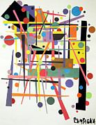 Colorpop 1 Tapestry - Textile by Teddy Campagna