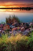 Colors Of An Early August Dawn Photograph by John De Bord