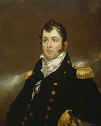 Commodore Oliver Hazard Perry Painting by John Wesley Jarvis