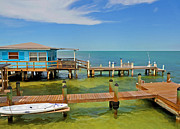 Conch Key Blue Cottage 3 Photograph by Ginger Wakem