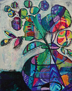Confident Blooms.MaryMConner Mixed Media by Mary Conner