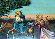 St Anthony Flight into Egypt Photograph by Munir Alawi